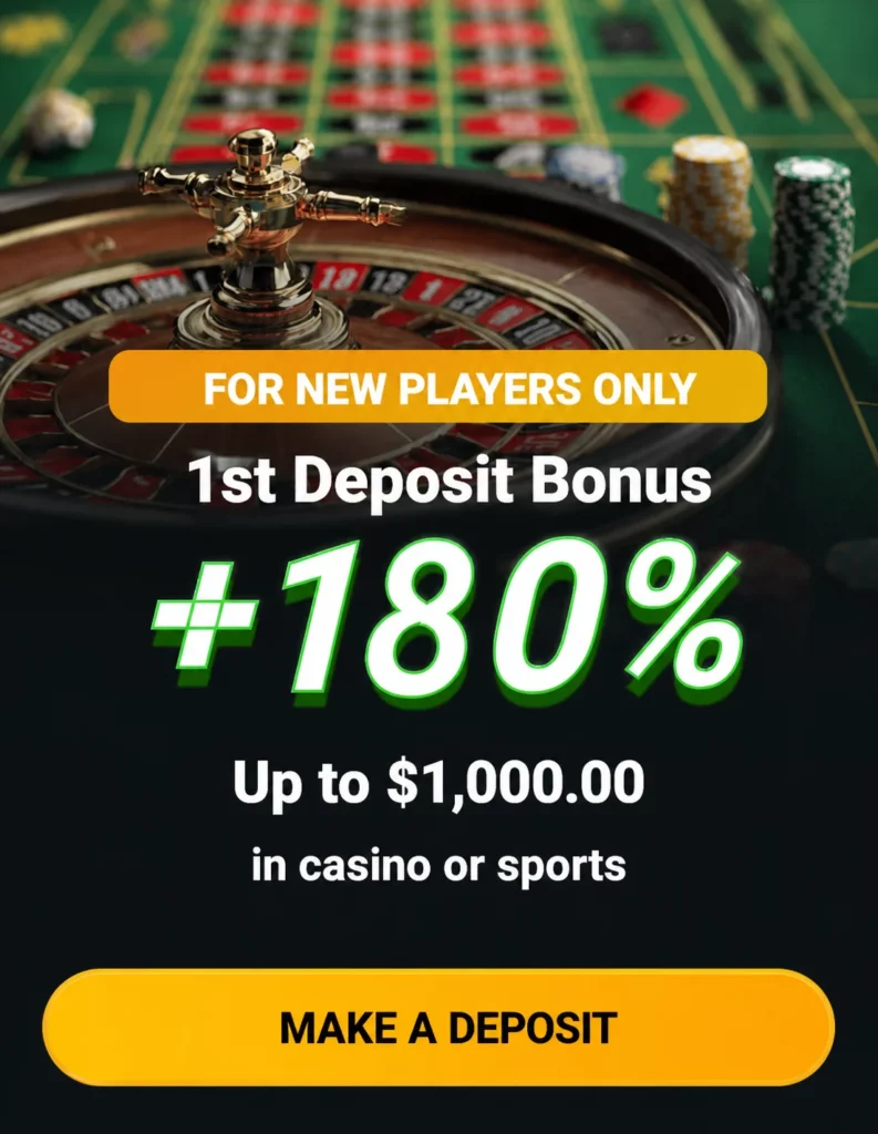 Welcome bonus for new players at JB.COM